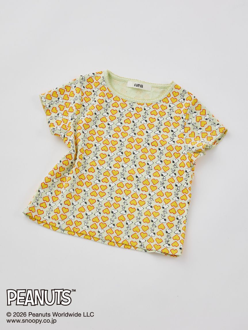 FURFUR「スヌーピーコラボ総柄Tシャツ」|Tシャツ・カットソー|