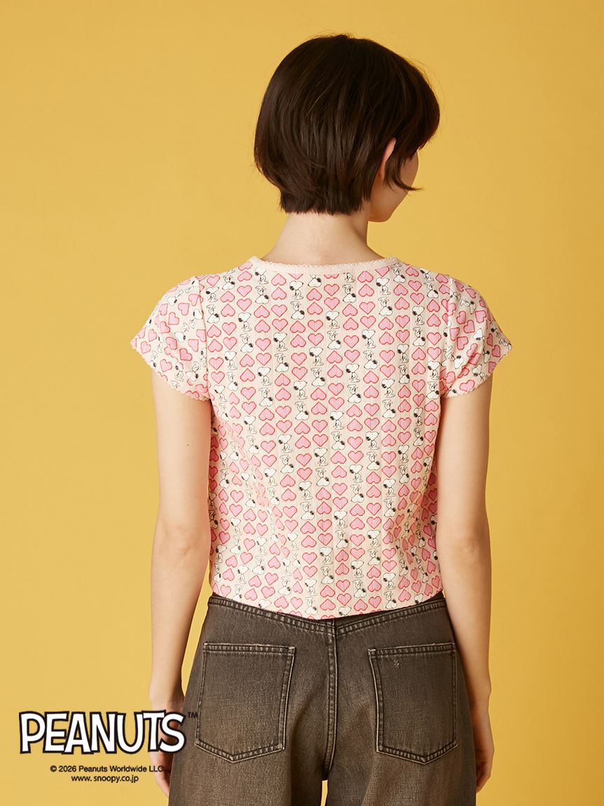 FURFUR「スヌーピーコラボ総柄Tシャツ」|Tシャツ・カットソー|
