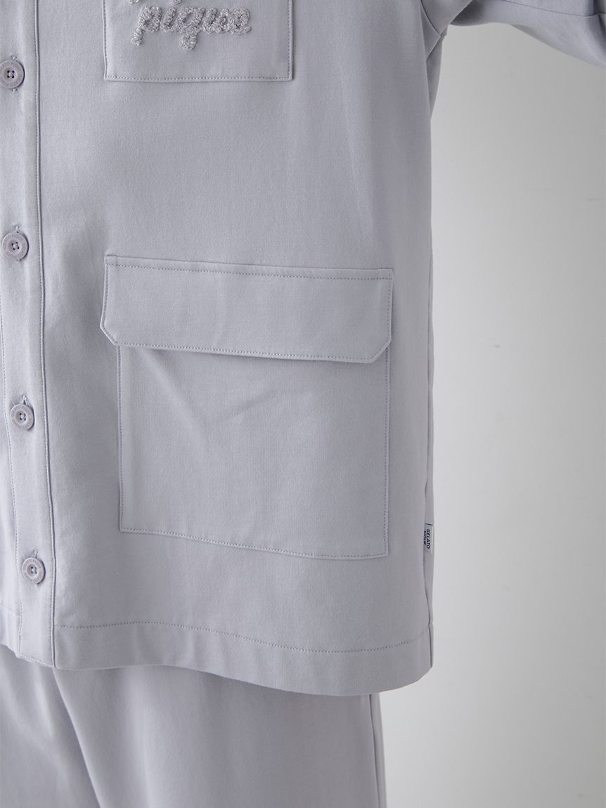 GELATO PIQUE HOMME「【HOMME】ミニ裏毛ワンポイントロゴ刺繍シャツ」|シャツ・ブラウス|