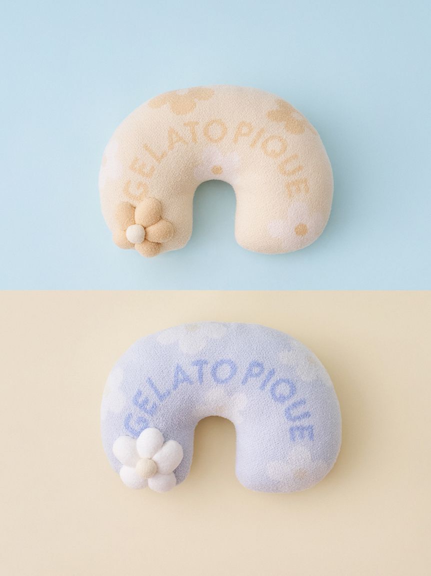  GELATO PIQUE CAT&DOG「【CAT&DOG】スムーズィーフラワーモチーフニットピロー」|その他|