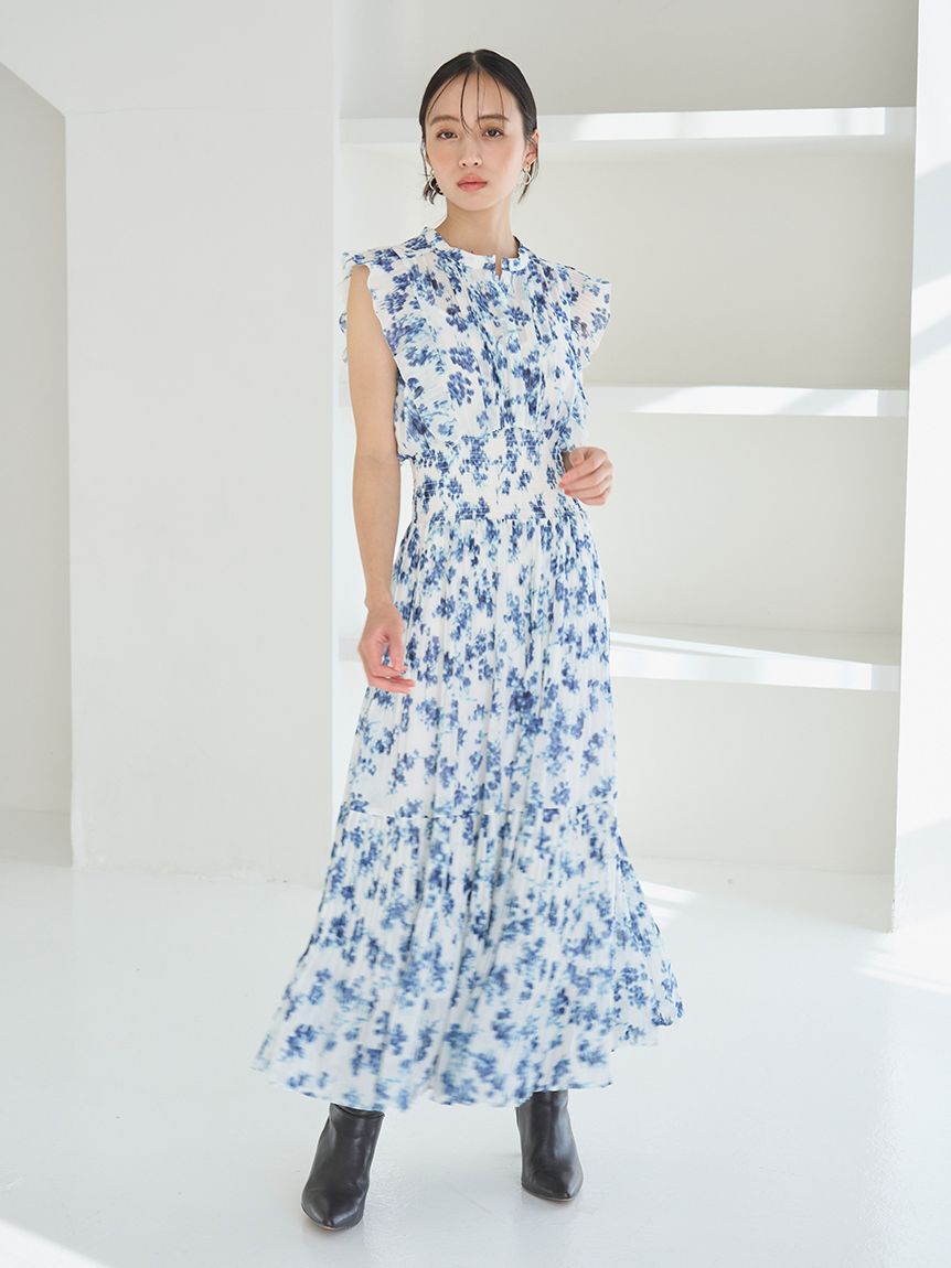 SNIDEL「【販路限定サイズあり】Sustainableフリルワンピース」|ワンピース|