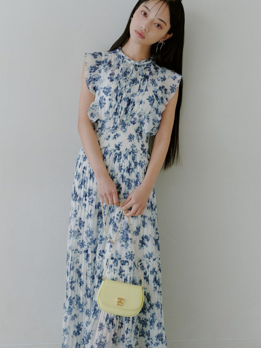 SNIDEL「【販路限定サイズあり】Sustainableフリルワンピース」|ワンピース|