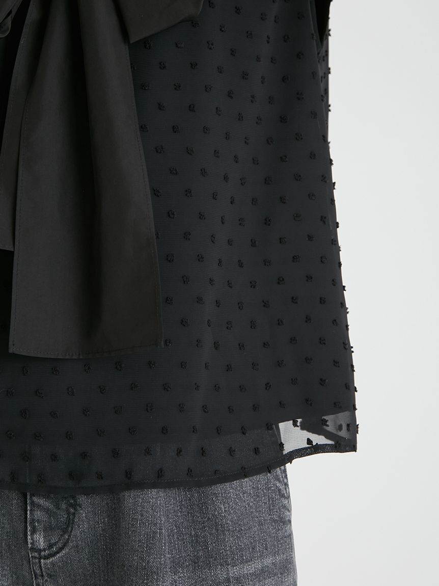 CELFORD「フルールカラーリボンブラウス」|シャツ・ブラウス|