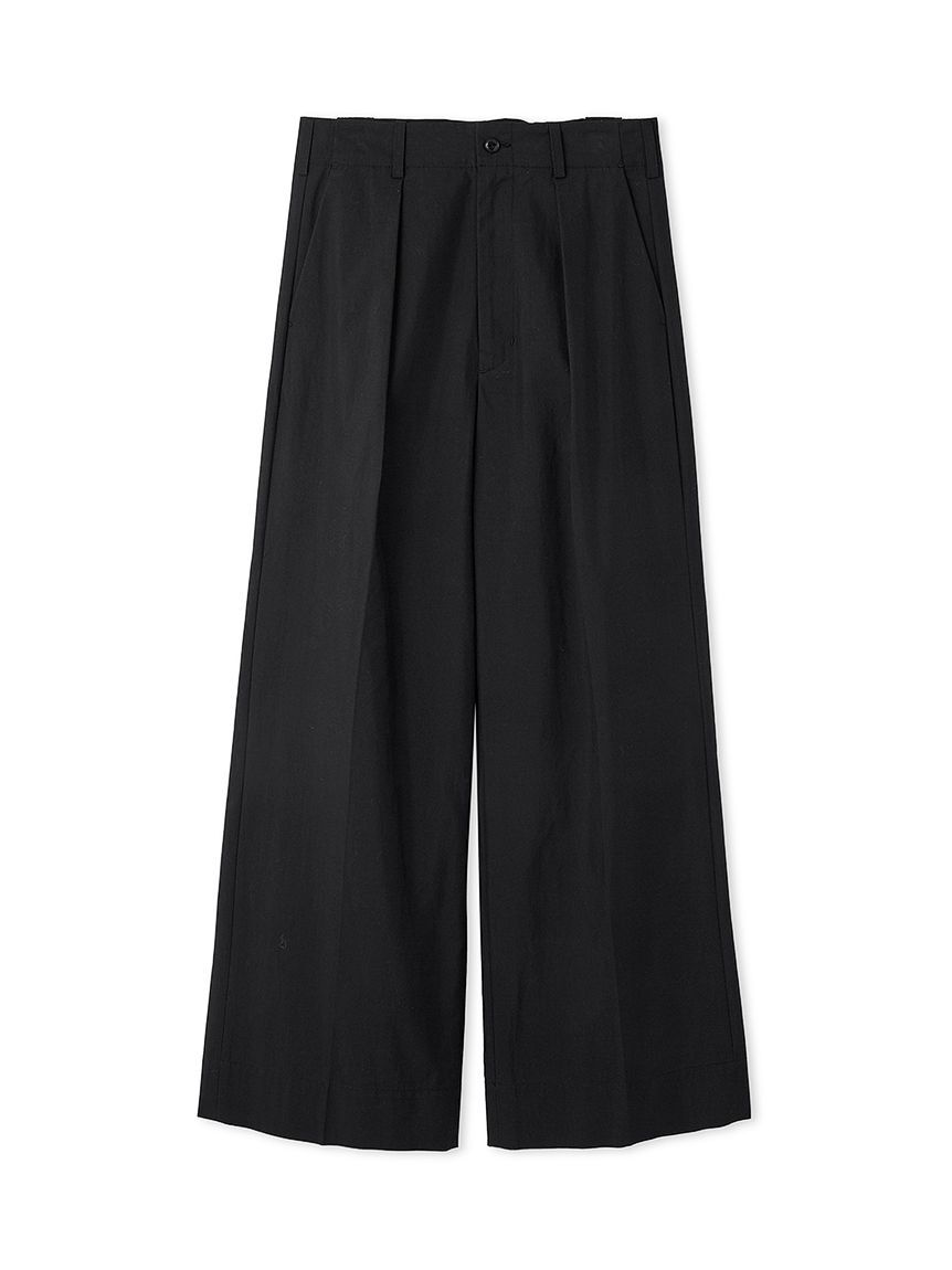 styling/「【セットアップ対応】バックラップワイドパンツ」|チノ|BLK