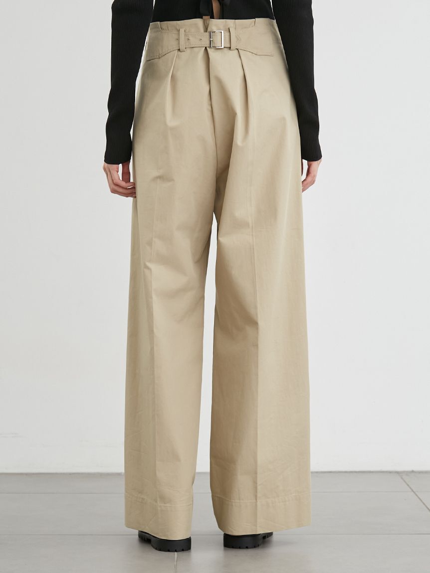 styling/「【セットアップ対応】バックラップワイドパンツ」|チノ|