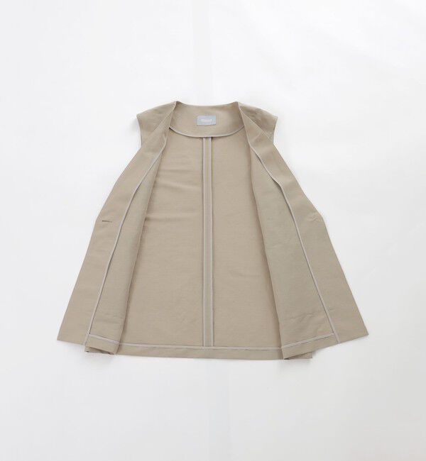 MACKINTOSH PHILOSOPHY「GREY LABEL リネンナイロンジレ」|ブルゾン・スタジャン|