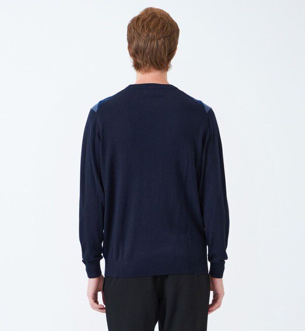 MACKINTOSH PHILOSOPHY「ビッグアーガイル クルーネックプルオーバーニット」|ニット・セーター|