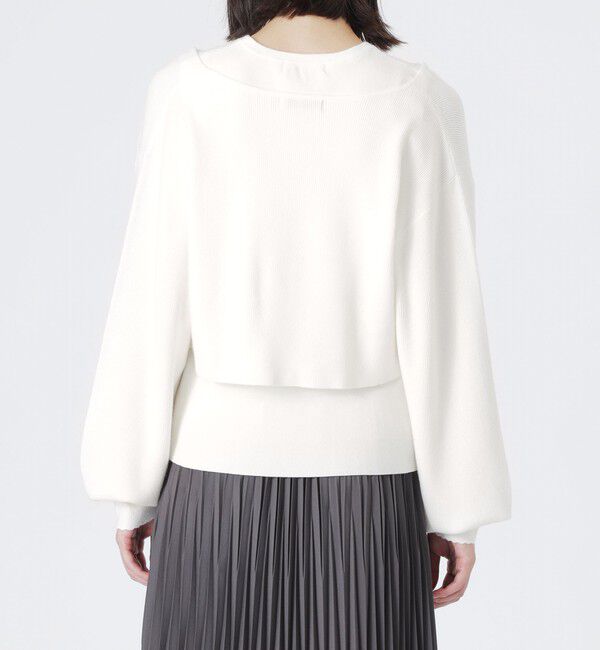  「ニットレイヤードトップス」|ニット・セーター|