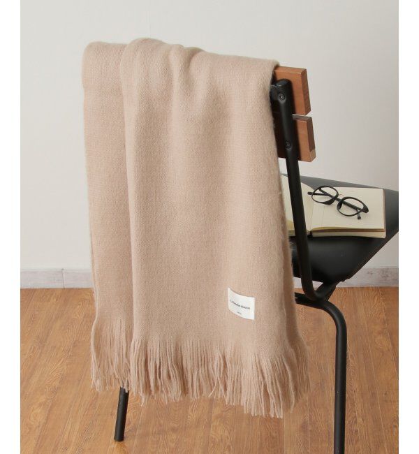 ikka「ラッセル起毛無地マフラー」|マフラー|ベージュ