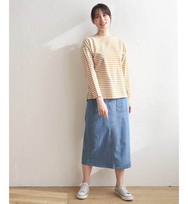 ikka「コットンUSA長袖T」|Tシャツ・カットソー|