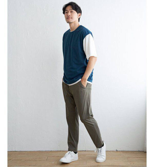 ikka「速乾COOLフェイクベストＴシャツ」|Tシャツ・カットソー|