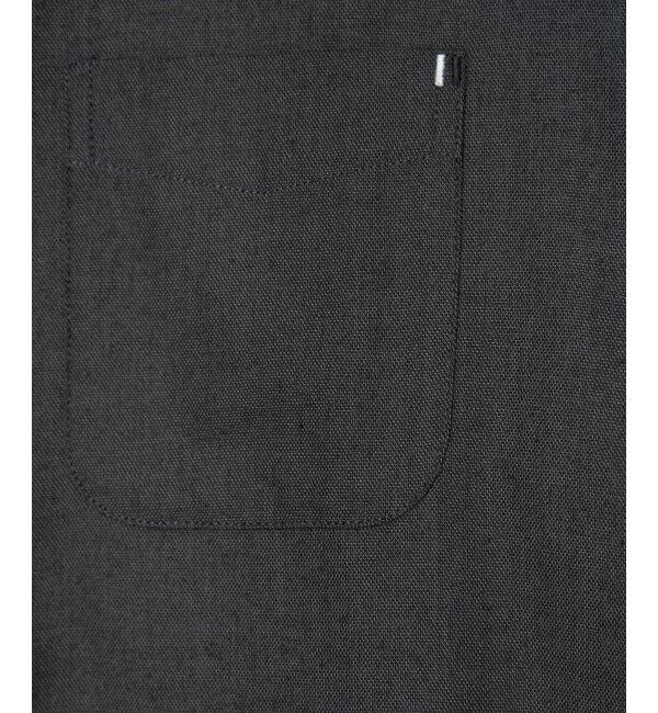 ikka「イージーケアフランネルバンドカラー」|シャツ・ブラウス|