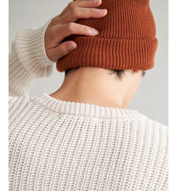 ikka「アランケーブル抗菌リサイクルニット」|プルオーバー|