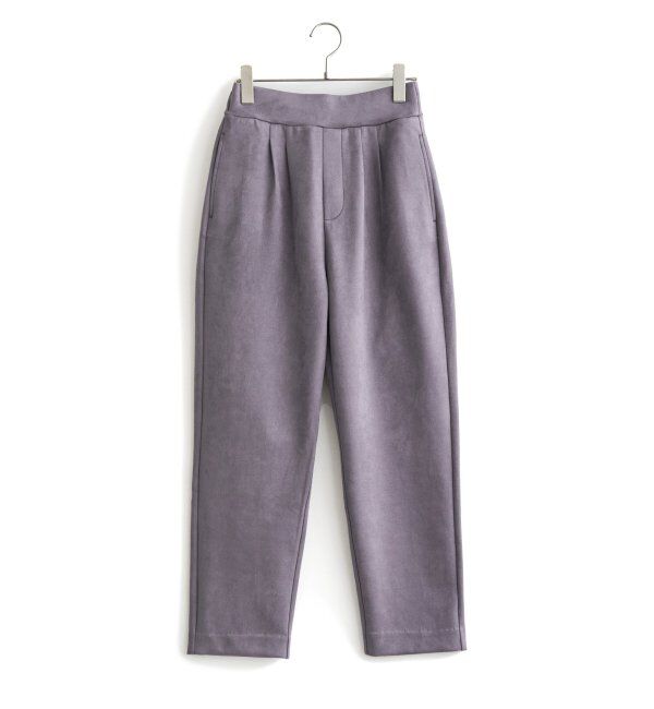 ikka「GOKU楽フェイクスエードテーパードパンツ」|その他|