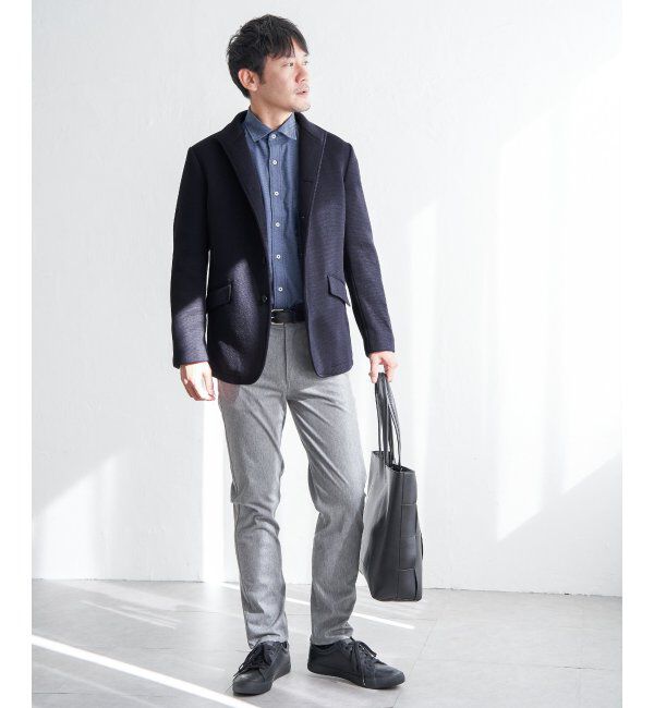 IKKA LOUNGE「ウールライクニットスタンンドジャケット」|その他|