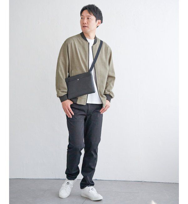 ikka「【雑誌MonoMax4月号掲載】イージーケアリネンライクブルゾン」|ブルゾン・スタジャン|