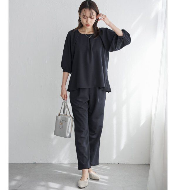 IKKA LOUNGE「GOKU楽ペプラムセットアップ」|ワンピース|