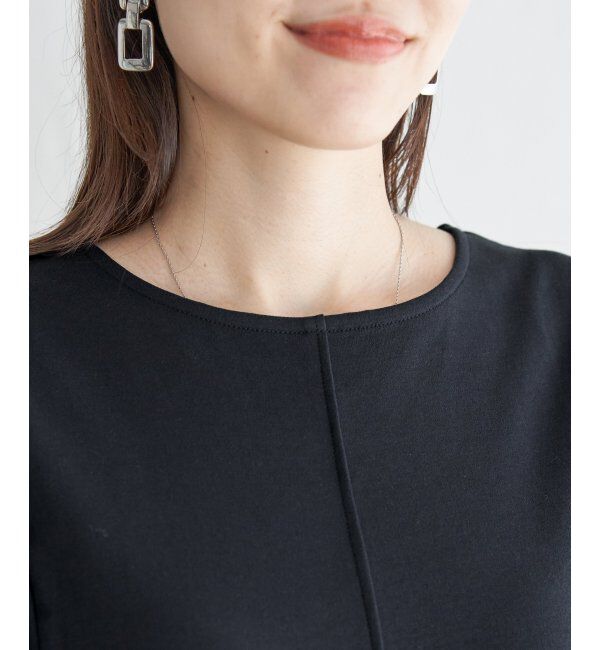 ikka「袖切り替えカットワンピース」|ワンピース|