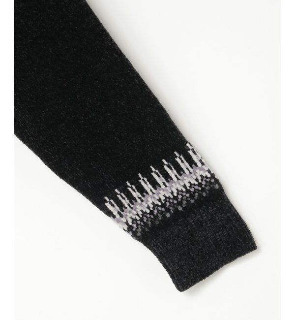 ikka「モール求心柄ニット」|プルオーバー|