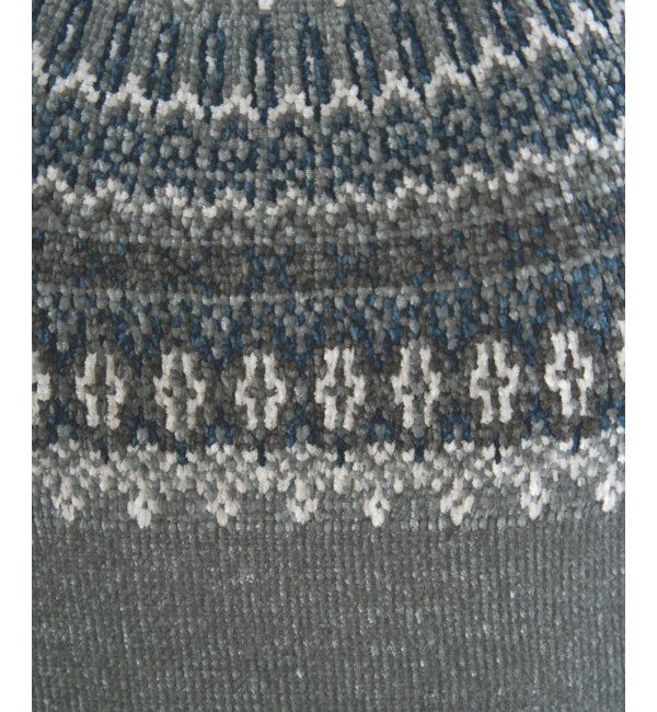 ikka「モール求心柄ニット」|プルオーバー|