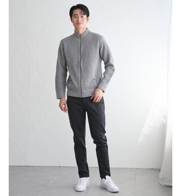 ikka「スタンドジップニットブルゾン」|その他|