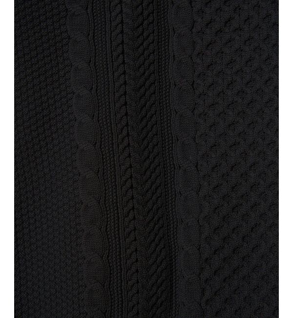 ikka「GOKUラクニットアランケーブル」|プルオーバー|