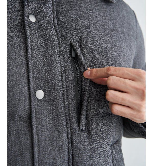 ikka「sorona(R)ツイードライクブルゾン」|ブルゾン・スタジャン|