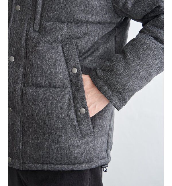ikka「sorona(R)ツイードライクブルゾン」|ブルゾン・スタジャン|