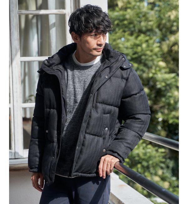 ikka「sorona(R)ツイードライクブルゾン」|ブルゾン・スタジャン|