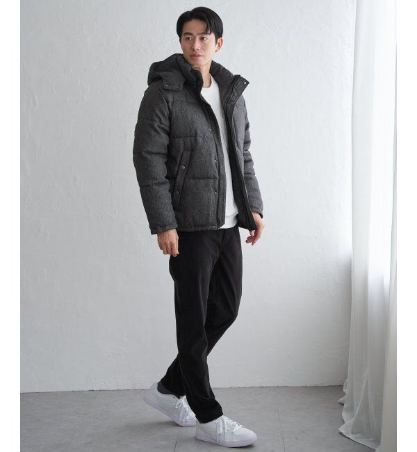 ikka「sorona(R)ツイードライクブルゾン」|ブルゾン・スタジャン|