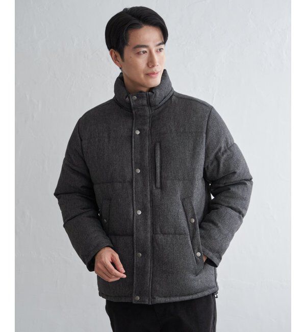ikka「sorona(R)ツイードライクブルゾン」|ブルゾン・スタジャン|