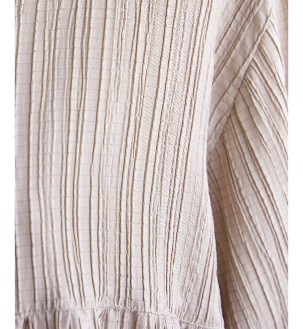 ikka「冷感楊柳バンドカラーシャツ」|シャツ・ブラウス|