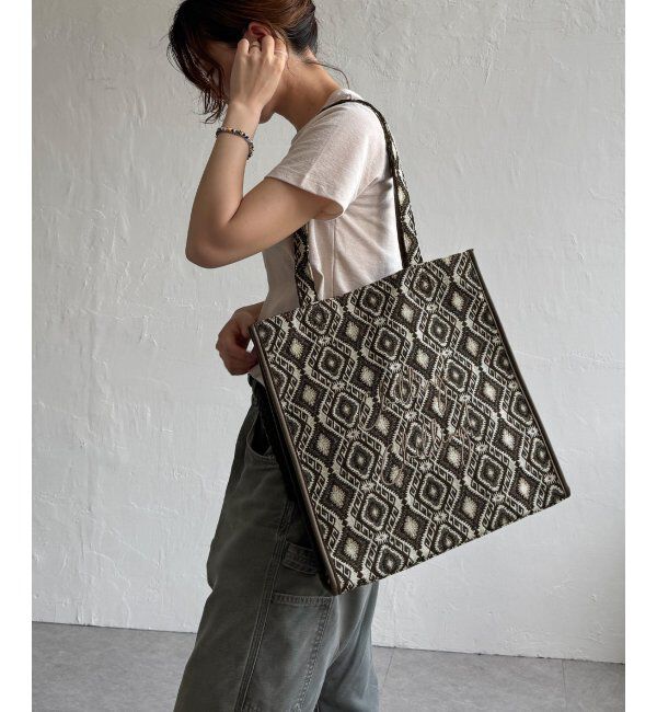 Lbc with Life「ジャガードA4ロゴトートバッグ」|その他|