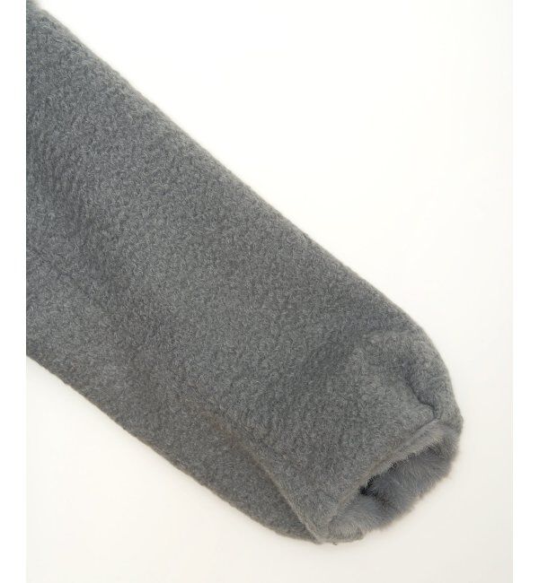 Lbc with Life「ファーボア切り替えコクーンブルゾン」|ブルゾン・スタジャン|