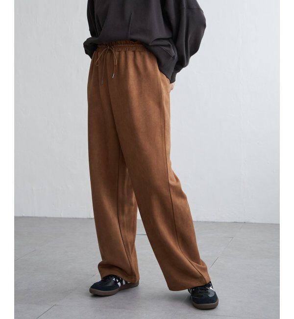 VENCE share style「カットスェードイージーパンツ」|デニム|