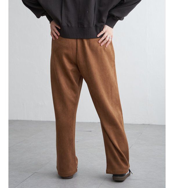 VENCE share style「カットスェードイージーパンツ」|デニム|