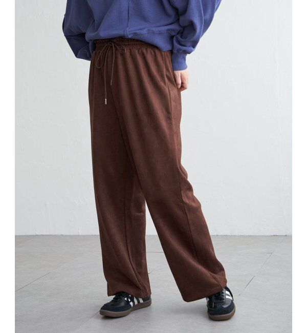 VENCE share style「カットスェードイージーパンツ」|デニム|