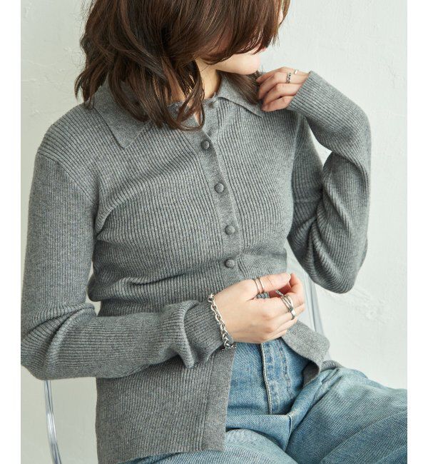 VENCE share style「クルミボタンポロ」|タンクトップ|