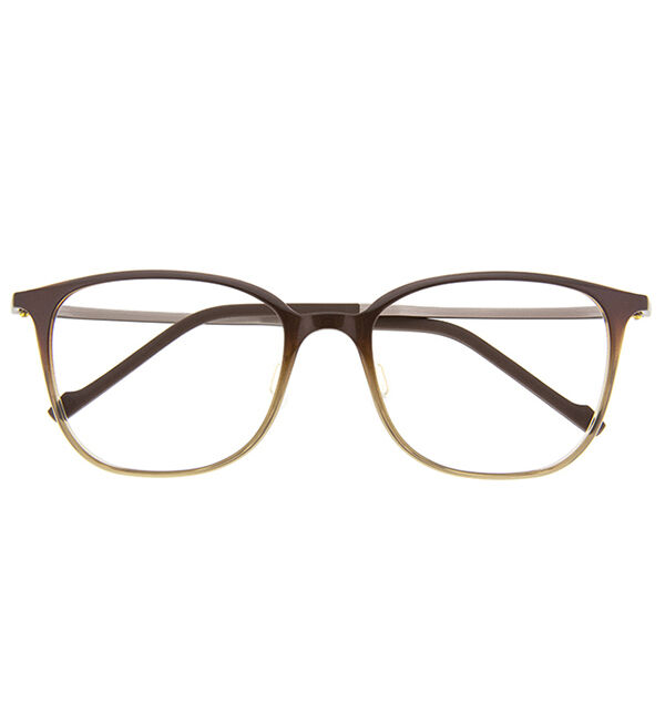  「Zoff SMART Skinny (ゾフ･スマート･スキニー) ウェリントン メガネ」|メガネ|ブラウン