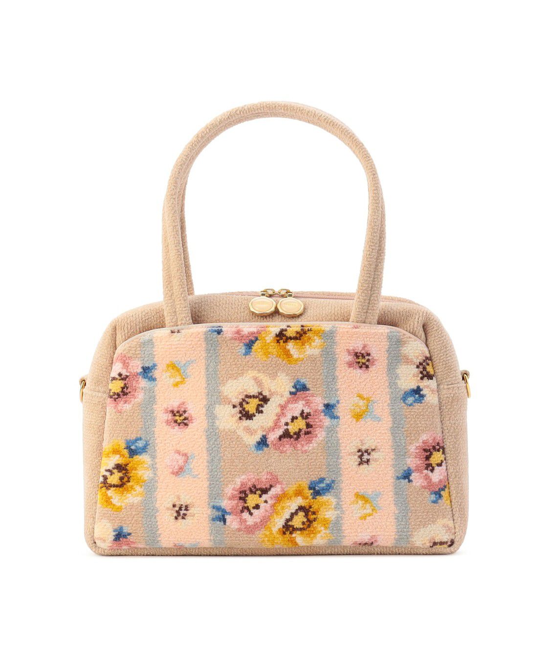 FEILER「アネモネパドドゥ　ボストンバッグ　APD-260004」|トートバッグ|ペールアプリコット