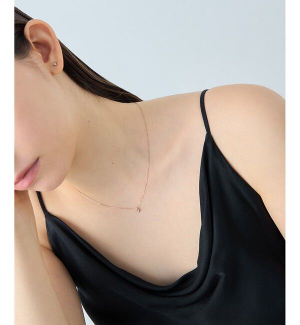 ete「[ムーンリット] K18MPG ダイヤモンド ネックレス」|ネックレス|