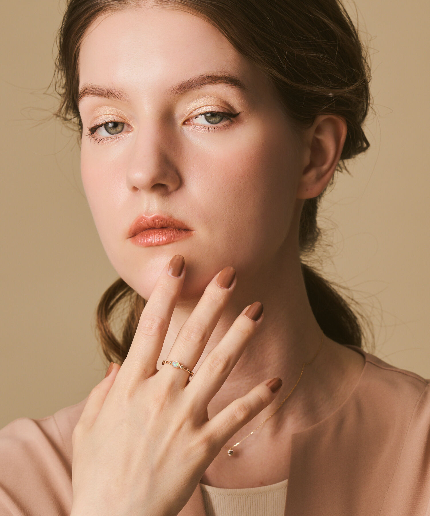 agete「K5オパール／ダイヤモンドリング」|リング|