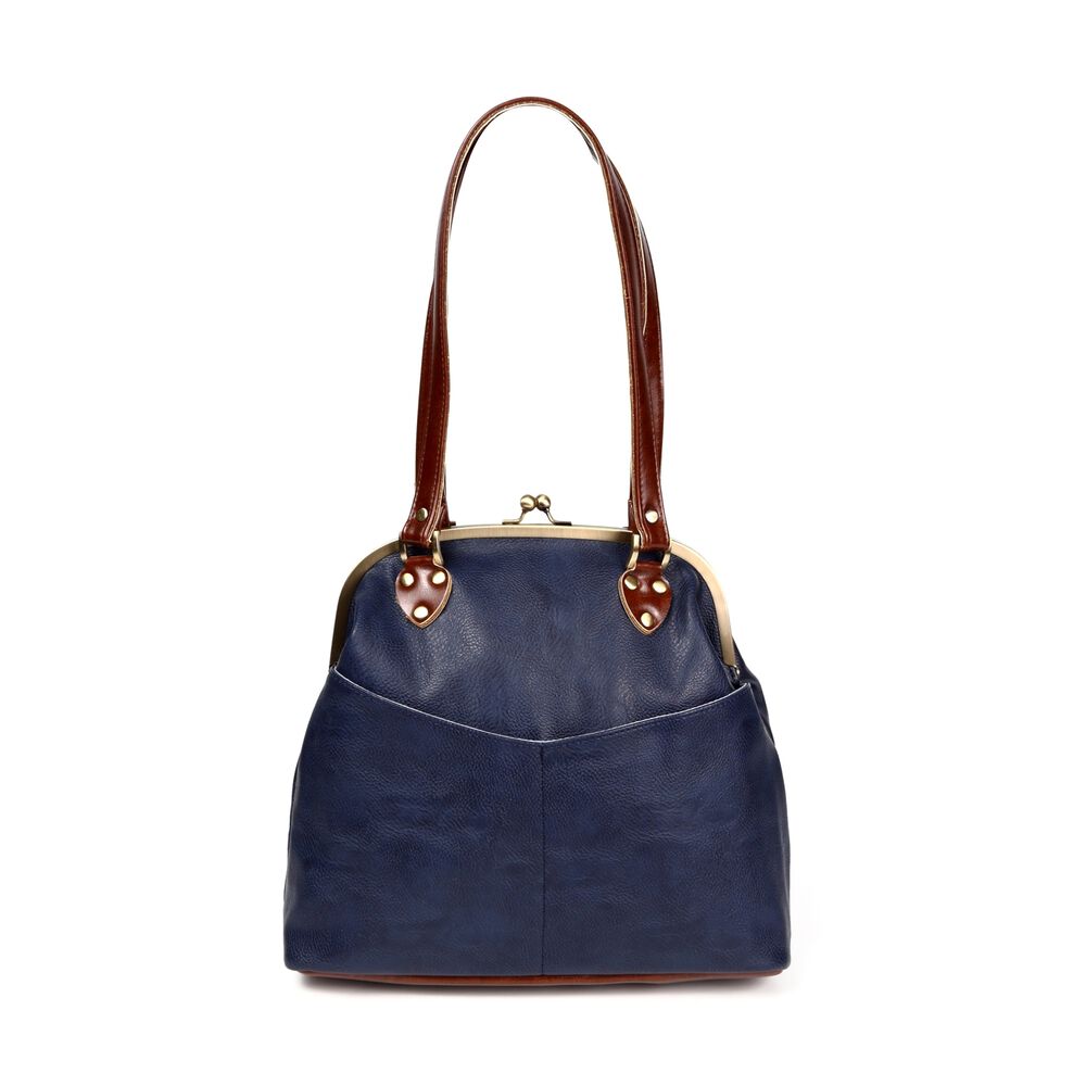 BACKYARD FAMILY「がま口 ショルダーバッグ 通販 Melody 025 メロディー がま口バッグ レトロ」|ショルダー・メッセンジャー|ブルー1