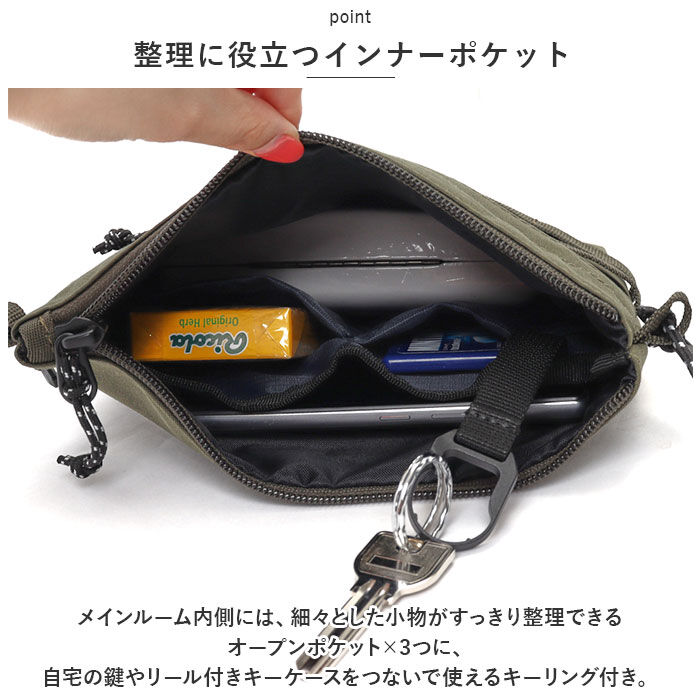 BACKYARD FAMILY「WILD THINGS サコッシュ WT-380-3006 ワイルドシングス 通販」|ショルダー・メッセンジャー|