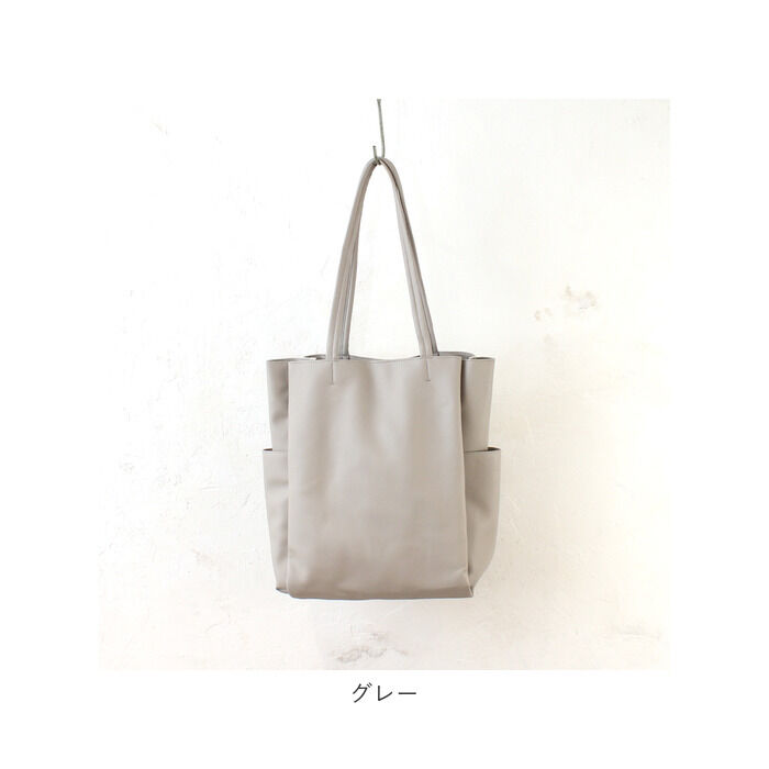 BACKYARD FAMILY「トートバッグ レディース a4 通販 トート 手提げ鞄 手提げ 6ポケット A4 合皮 使いやすい」|トートバッグ|