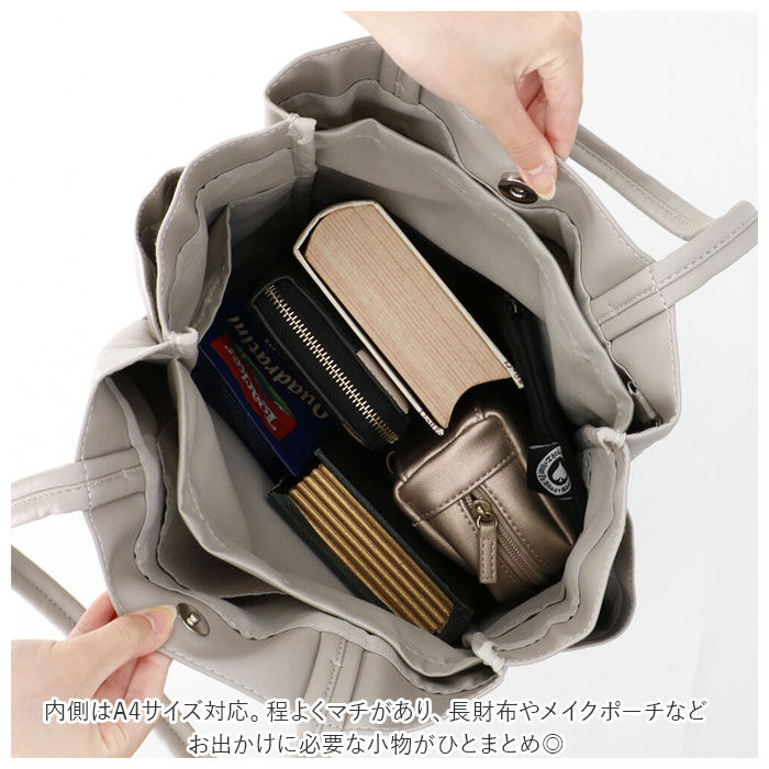 BACKYARD FAMILY「トートバッグ レディース a4 通販 トート 手提げ鞄 手提げ 6ポケット A4 合皮 使いやすい」|トートバッグ|