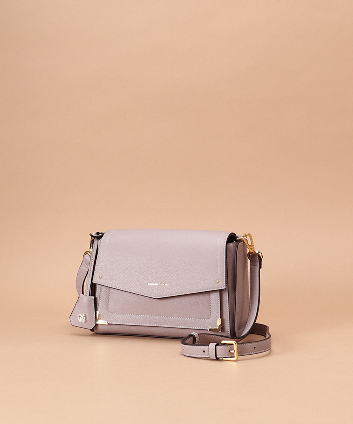 Samantha Thavasa「ビジューチャーム付き ショルダーバッグ」|ショルダー・メッセンジャー|ピンク