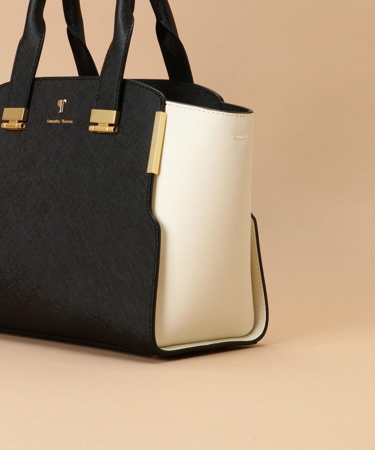 Samantha Thavasa「Pomme d'espoir ポムディスポワール バイカラーハンドルバッグ」|ハンドバッグ|