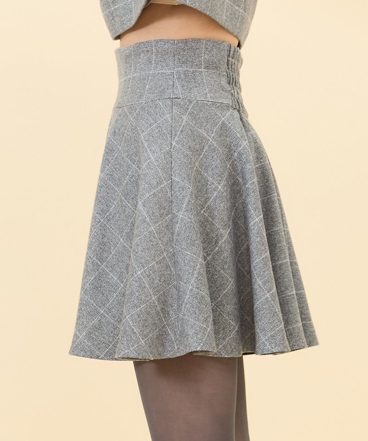 REDYAZEL「チェックフレアミニスカート」|フレア|