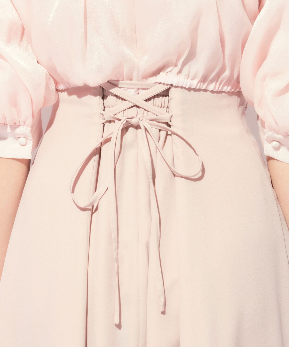 WILLSELECTION「オフショル袖ボリュームドレス」|ドレス|